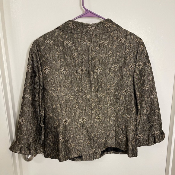 Virgo Women’s floral print blazer jacket - Picture 11 of 11